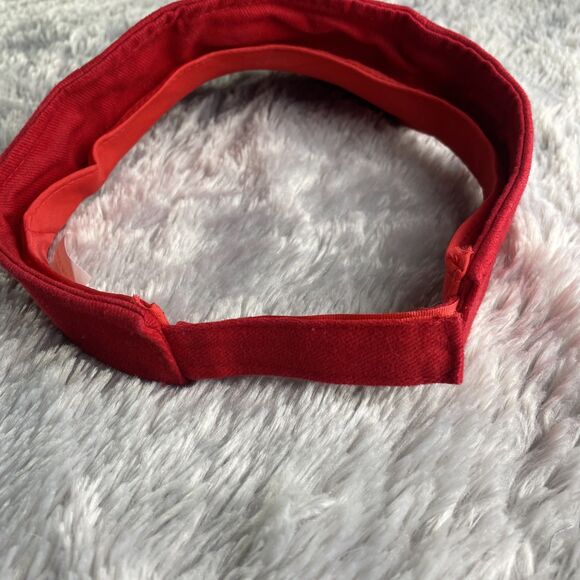 Tampa Bay Buccaneers Visor Red Adjustable Strapback Bucs NFL Football SGA - Picture 5 of 8